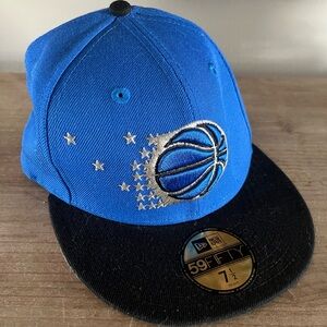 New Era 59FIFTY NBA Orlando Magic Hardwood Classics Blue Fitted Hat - Size 7 1/2